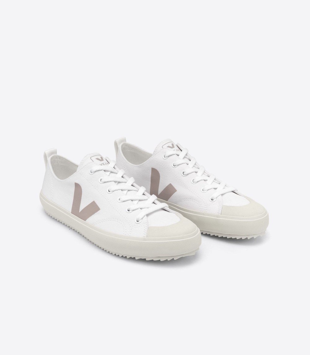 Veja Trainers Womens White/Pink - Nova Canvas - MGCW-80623